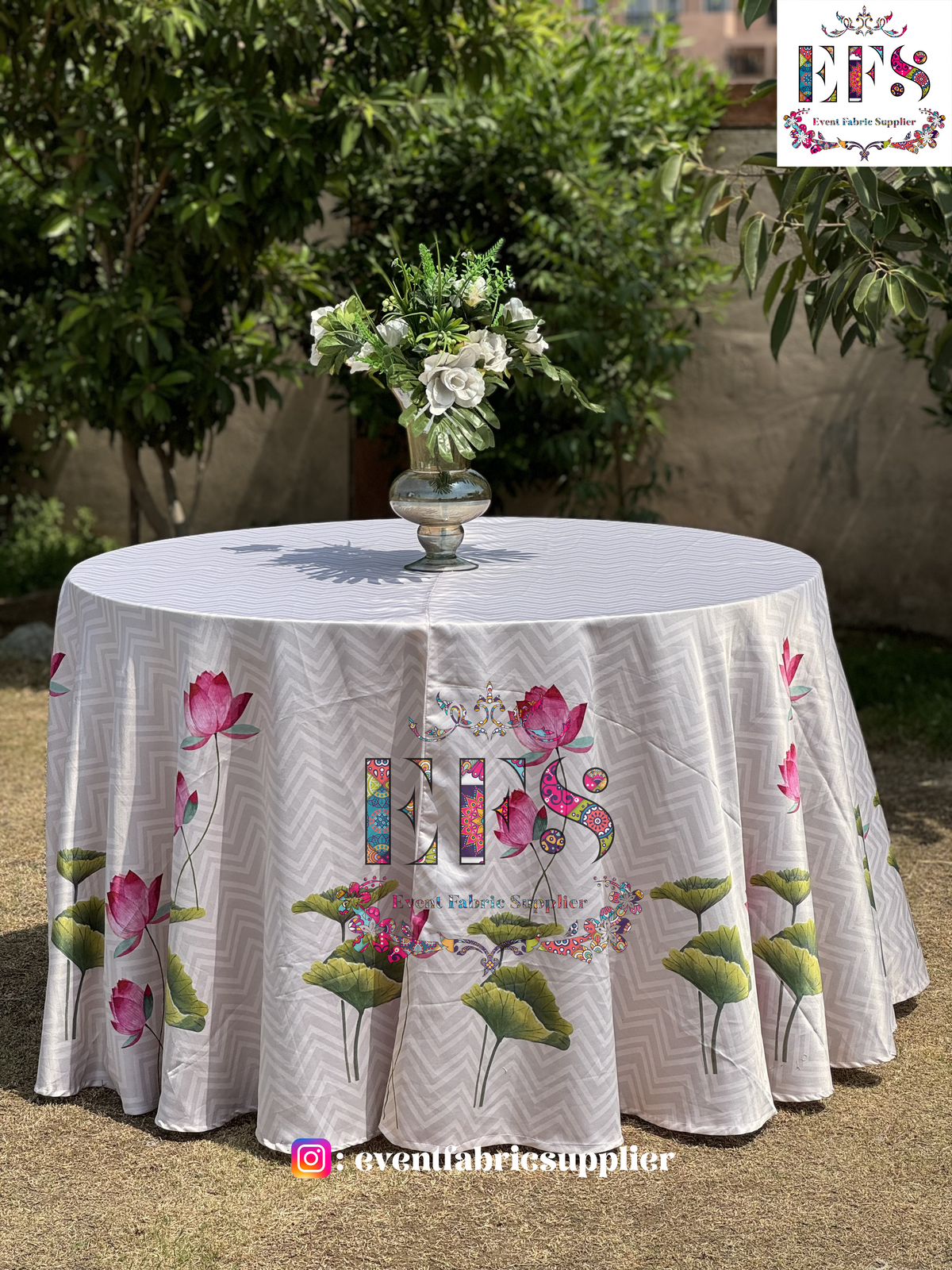 Floral Table Cover