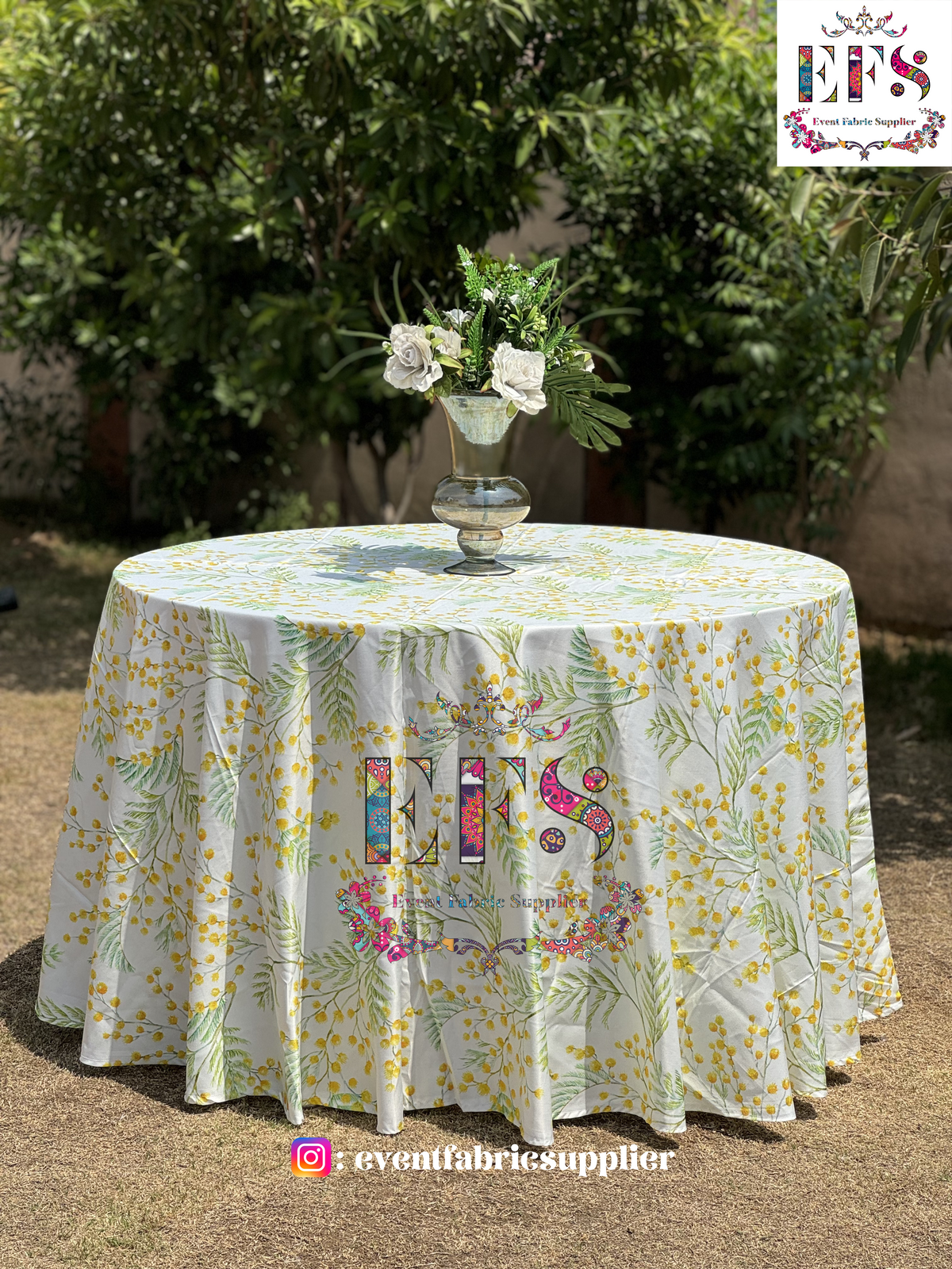 Floral Table Cover